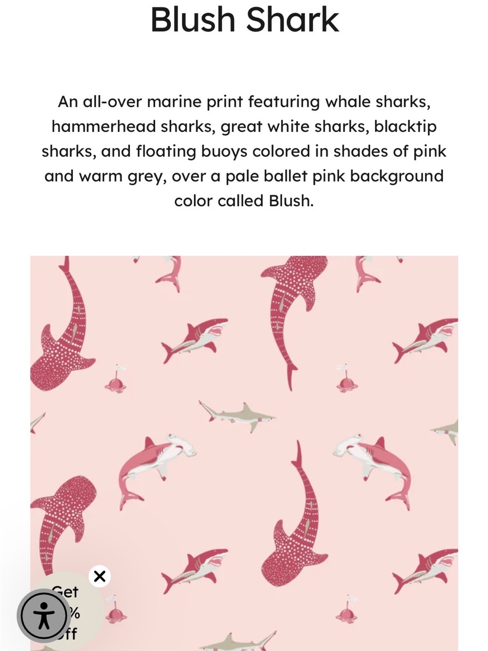 Kyte Baby Blush Shark Bib - Picture 4 of 5